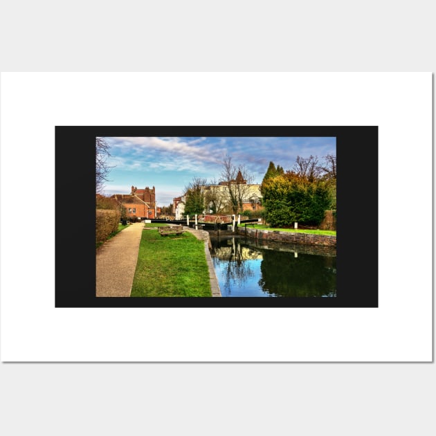 Town Lock Newbury On The Kennet and Avon Wall Art by IanWL